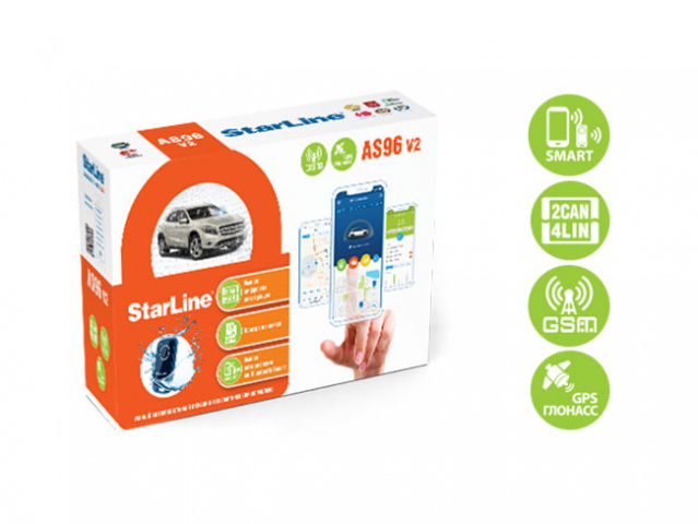 StarLine AS96v2 2CAN+4LIN LTE GPS